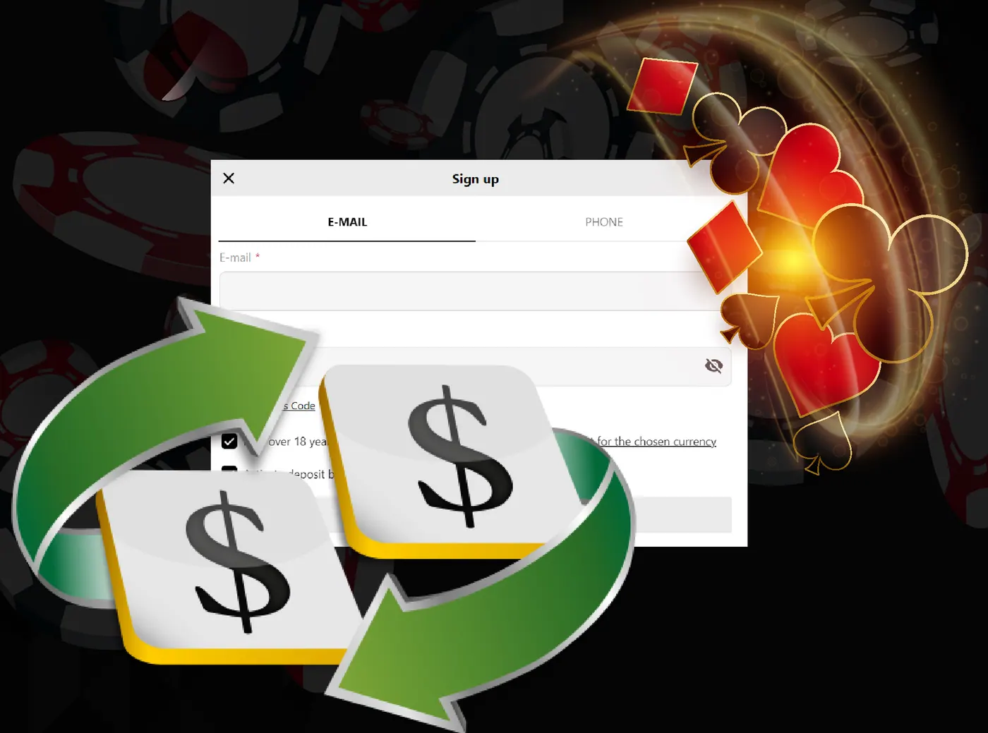 Examples of casino games with a free demo mode.