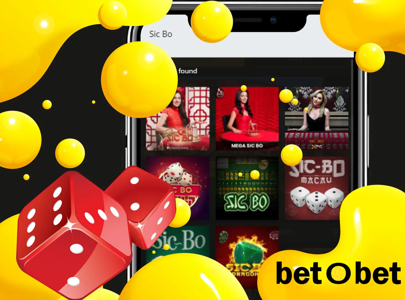 Now you can play Sic Bo in the live mode.