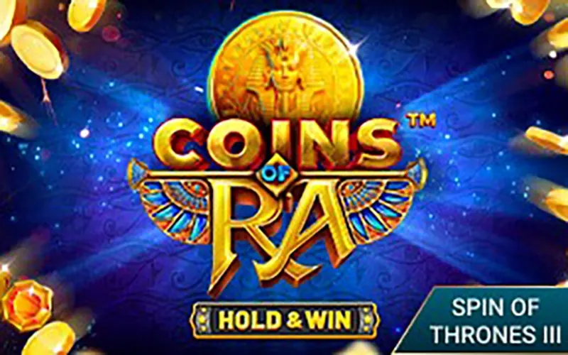 The Coins of Ra game at 1xBet Casino.