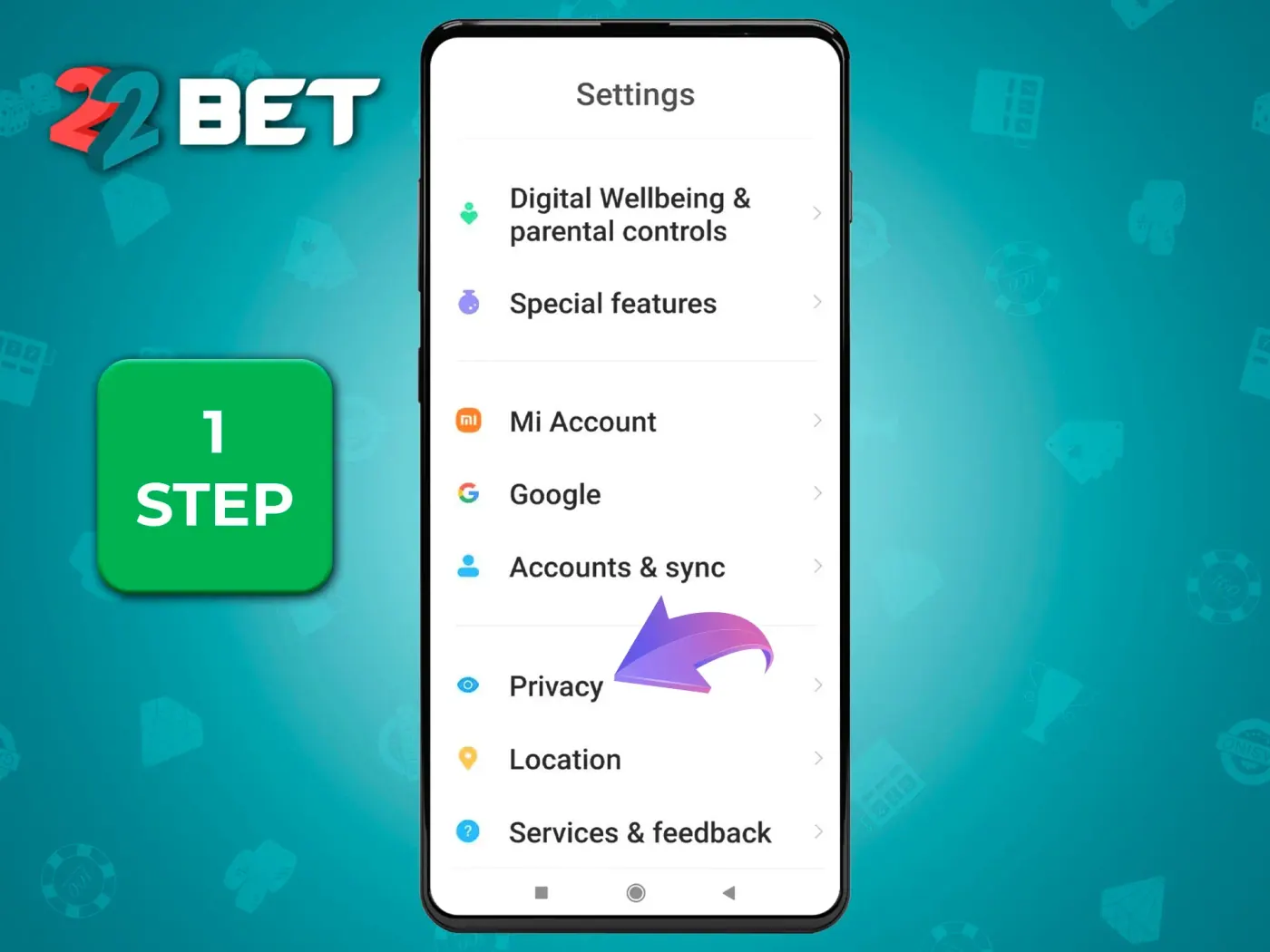 Prepare and set up your device before installing the 22Bet app.
