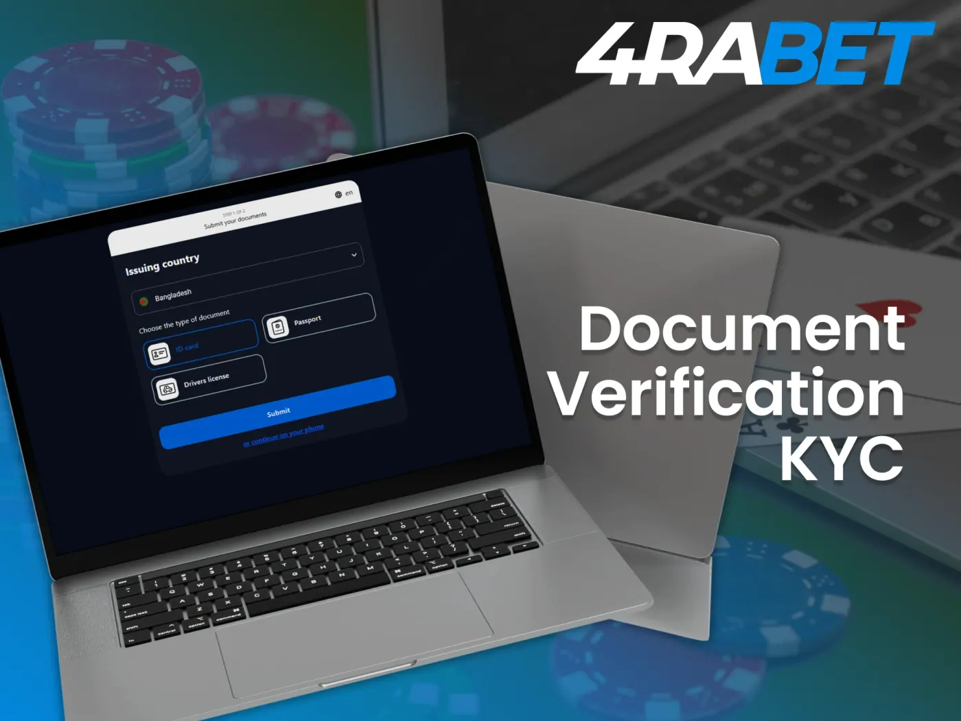 Complete document verification at 4Rabet.