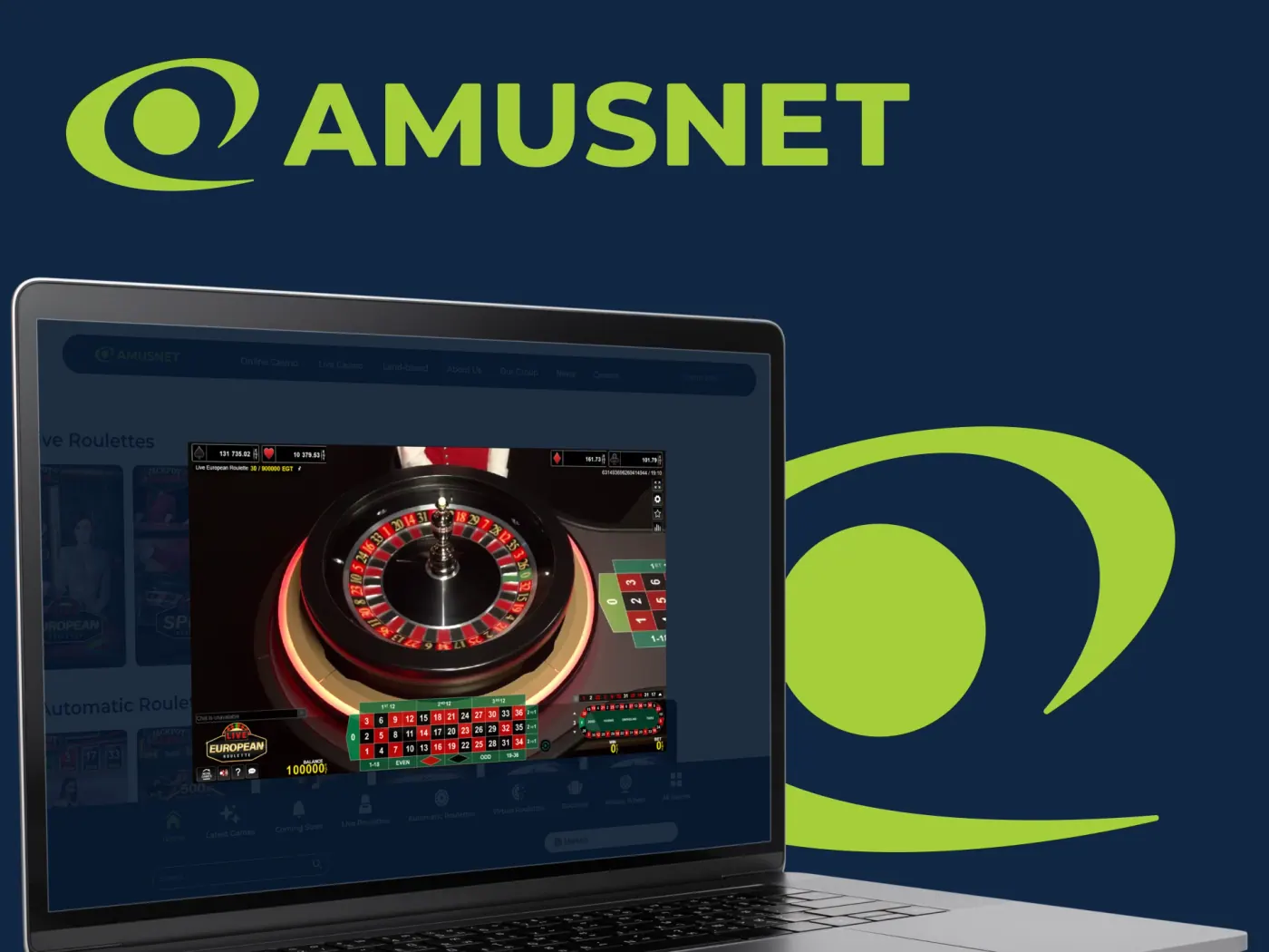 Roulette from Amusnet.