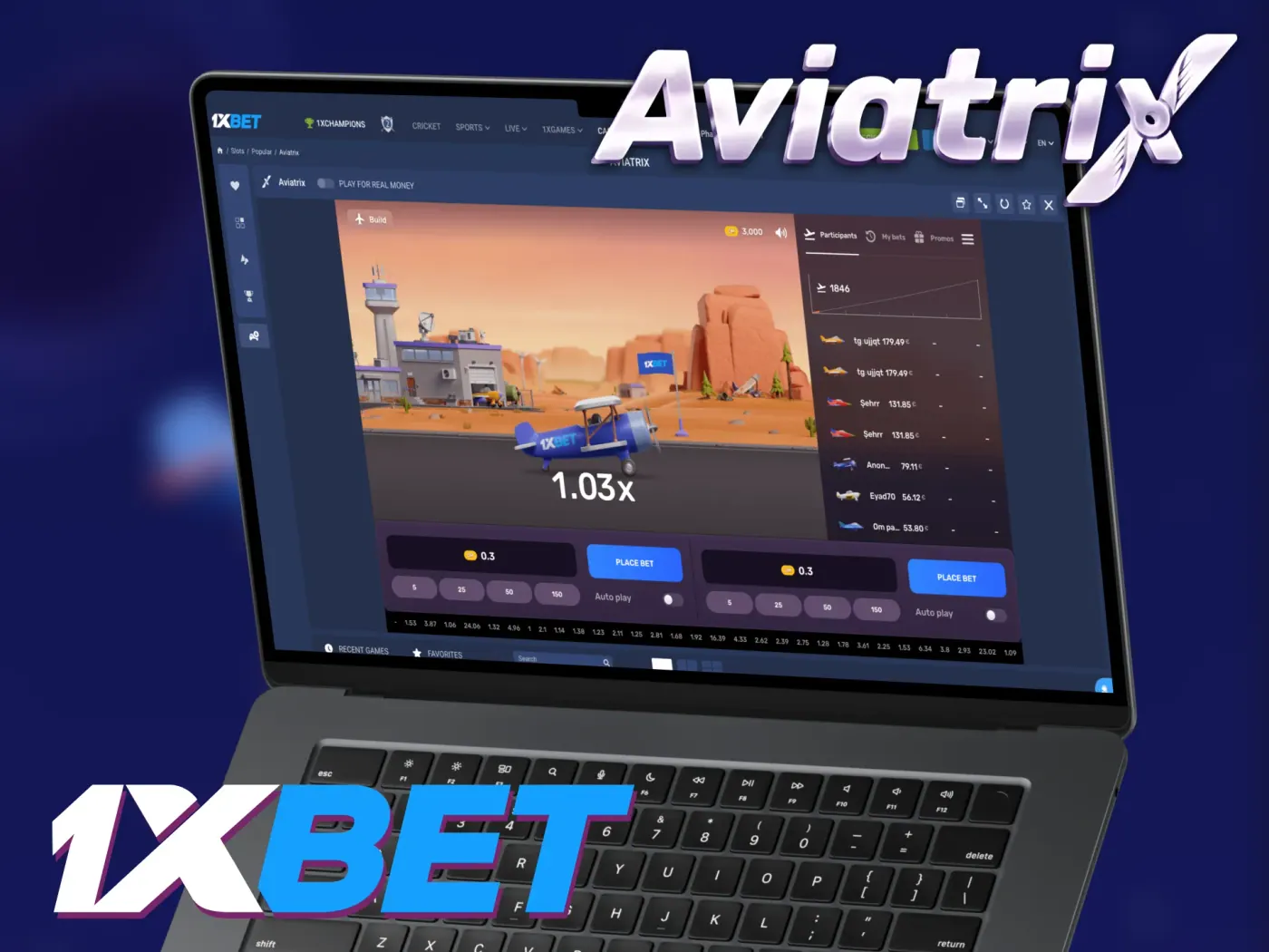 Aviatrix at 1xBet.