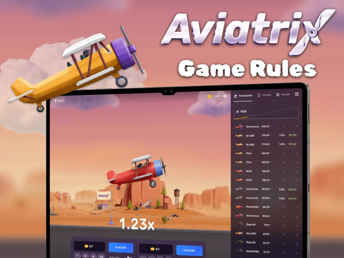 The rules of the Aviatrix game.