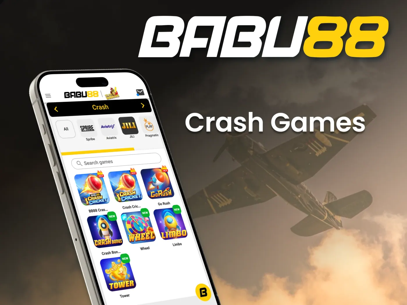 Enjoy crash games via the Babu88 casino app.