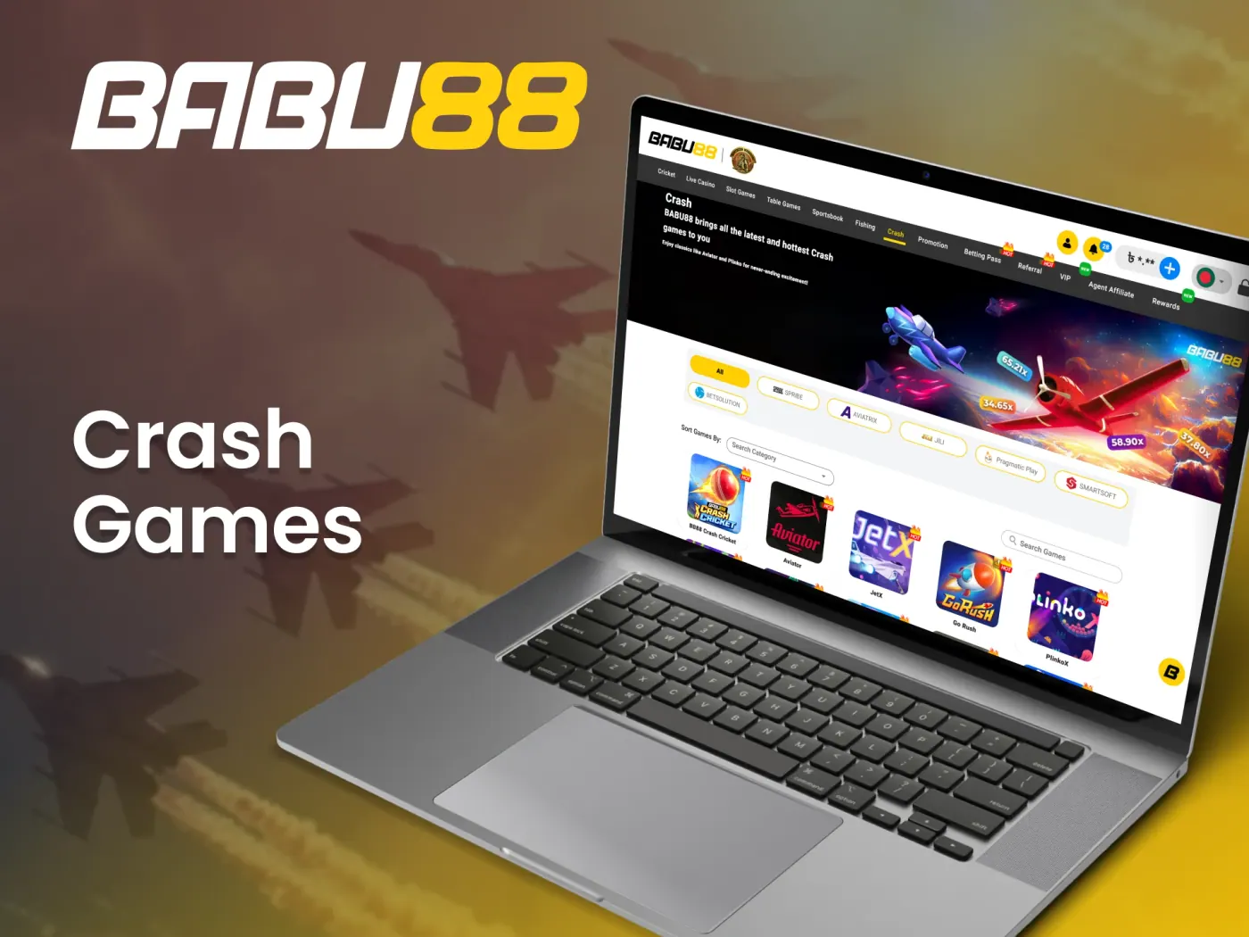 Crash games at Babu88.