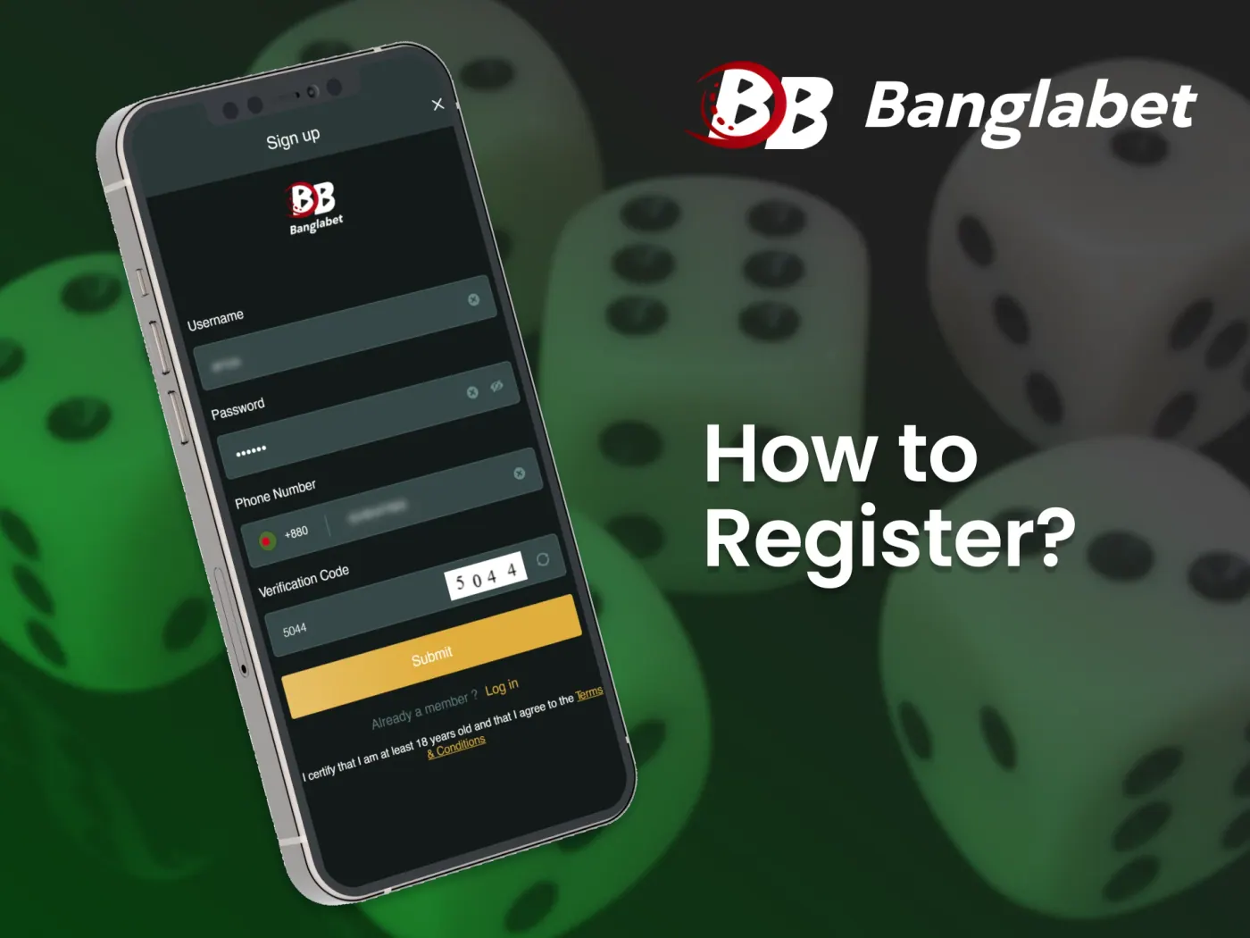 Setting up the Banglabet account is quick and simple.