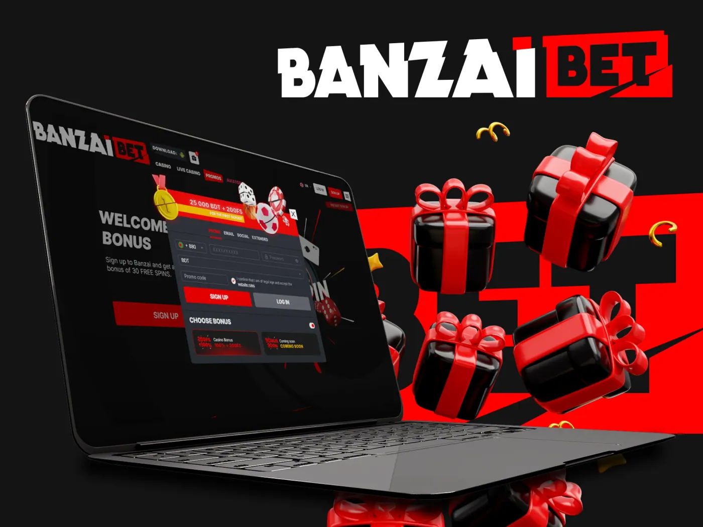How the Banzaibet bonus was claimed.