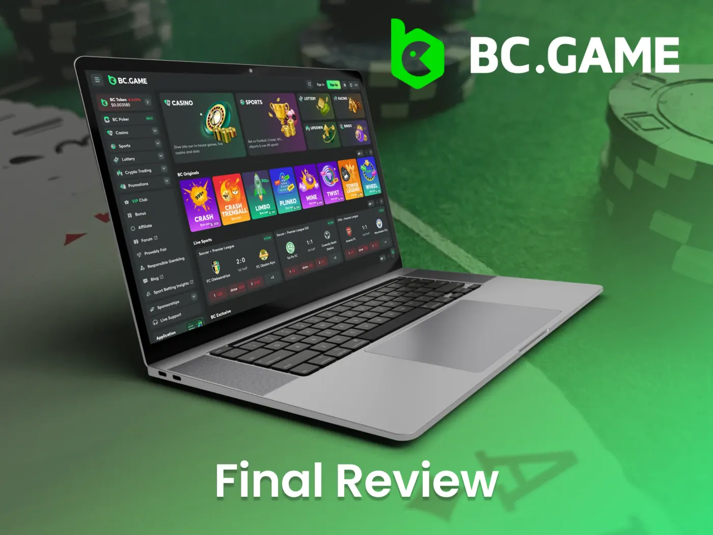 BC Game final review.
