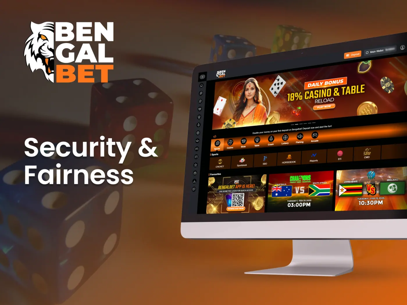 Bengalbet utilizes the latest technology to ensure the security of customers' data.