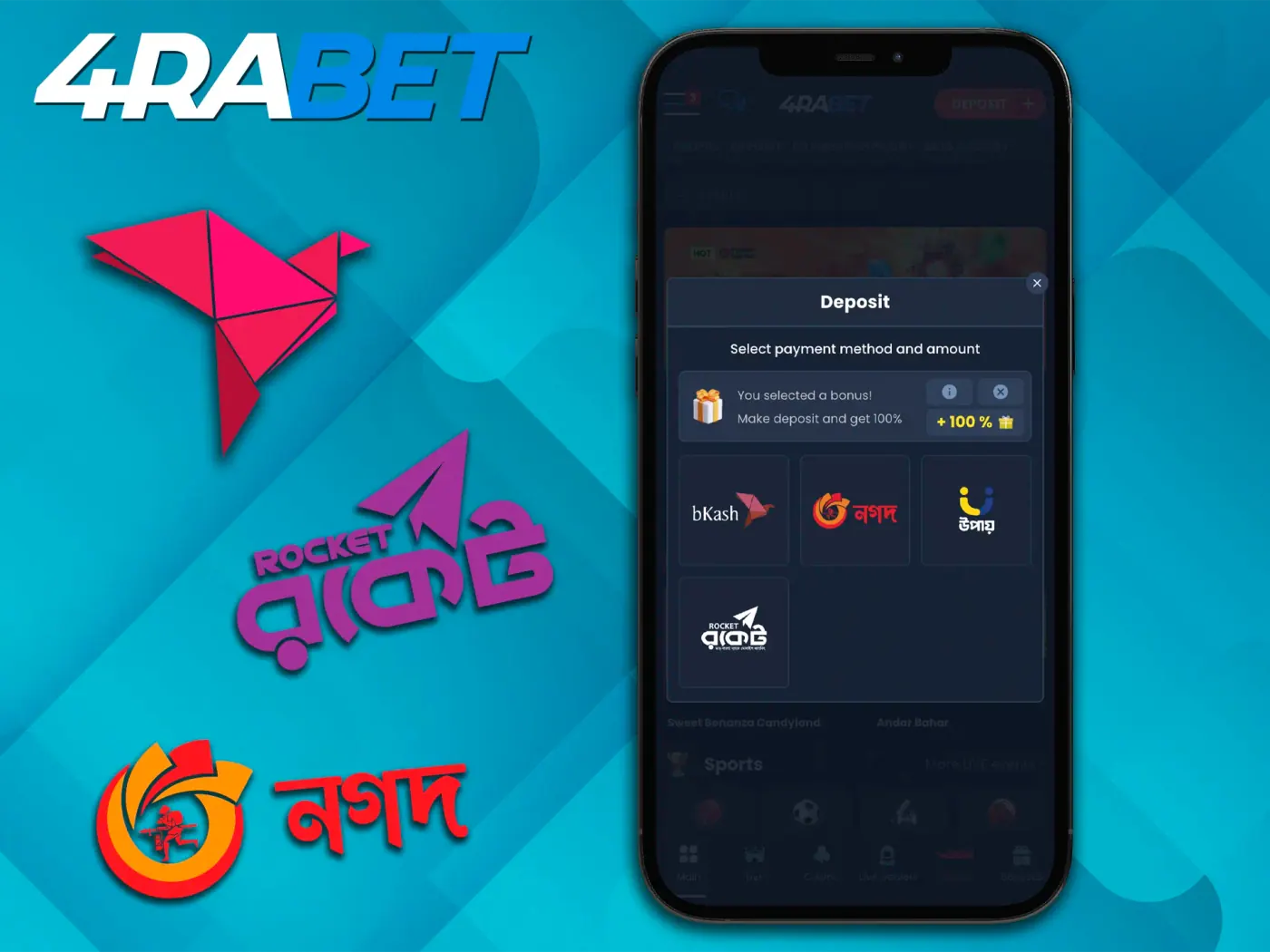 Get the information you need about the payment systems available at 4Rabet Casino.
