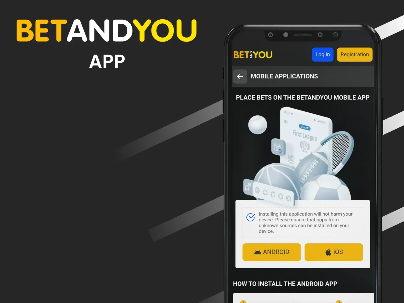 How to install the Betandyou mobile app and play anywhere anytime.