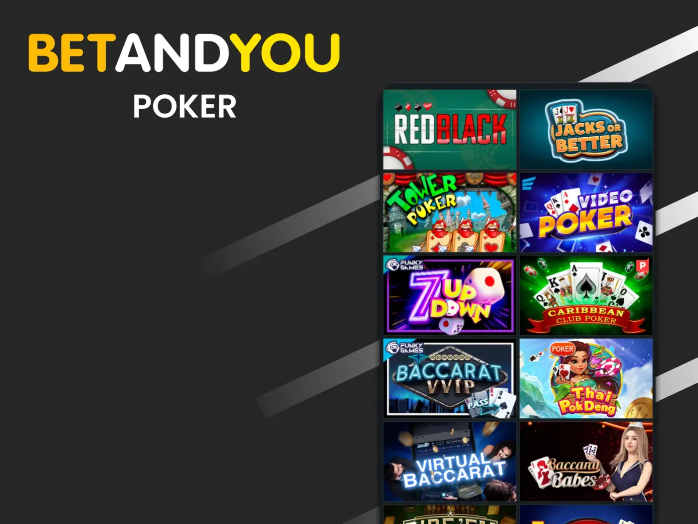 The Betandyou poker room.
