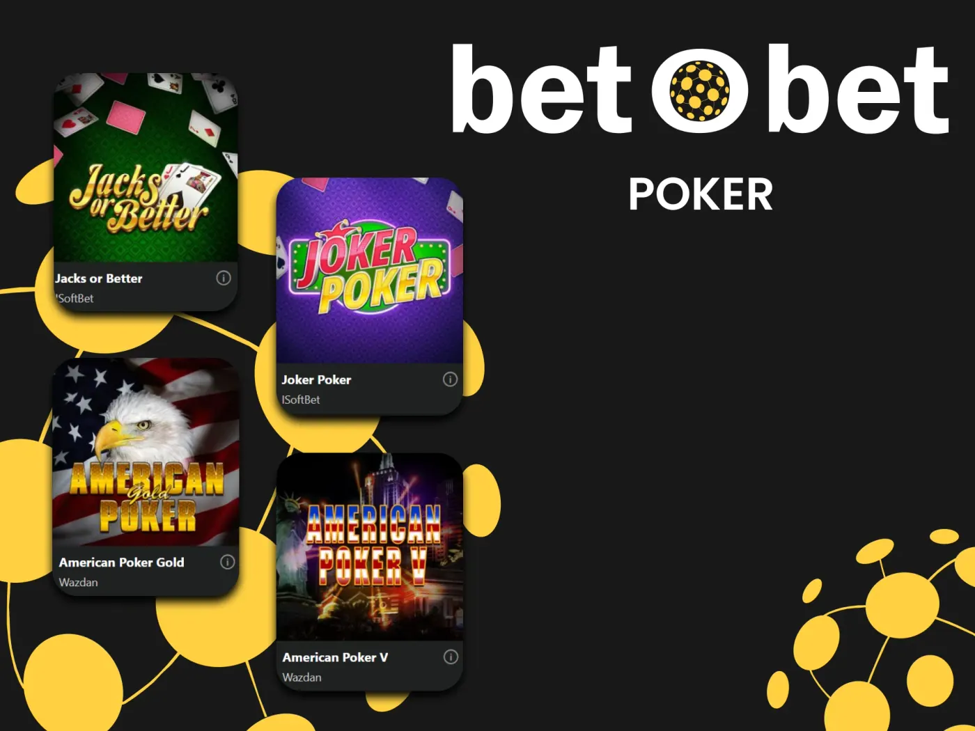 Betobet poker room.