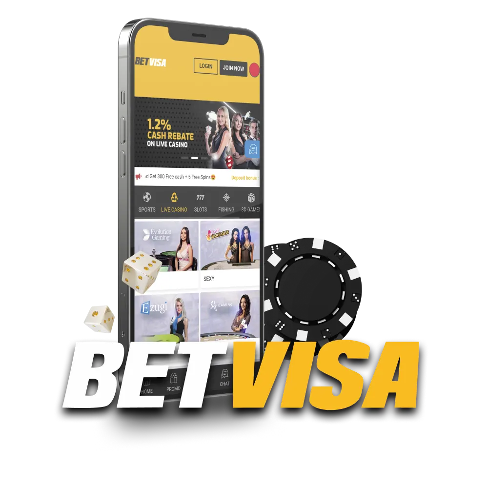 BetVisa casino app.