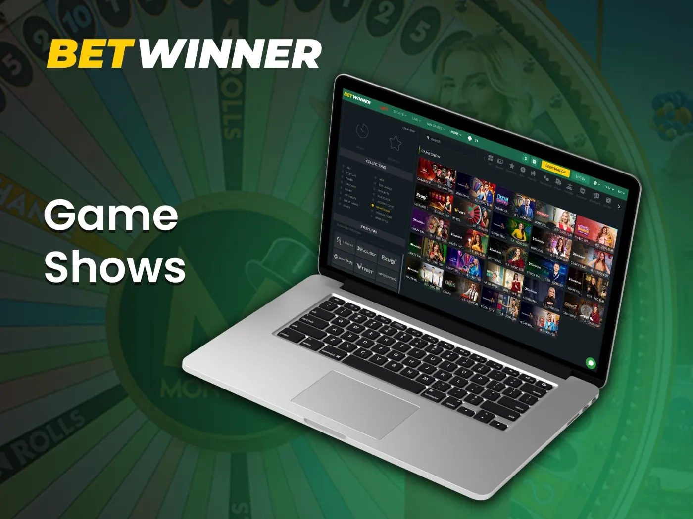 Betwinner game shows.