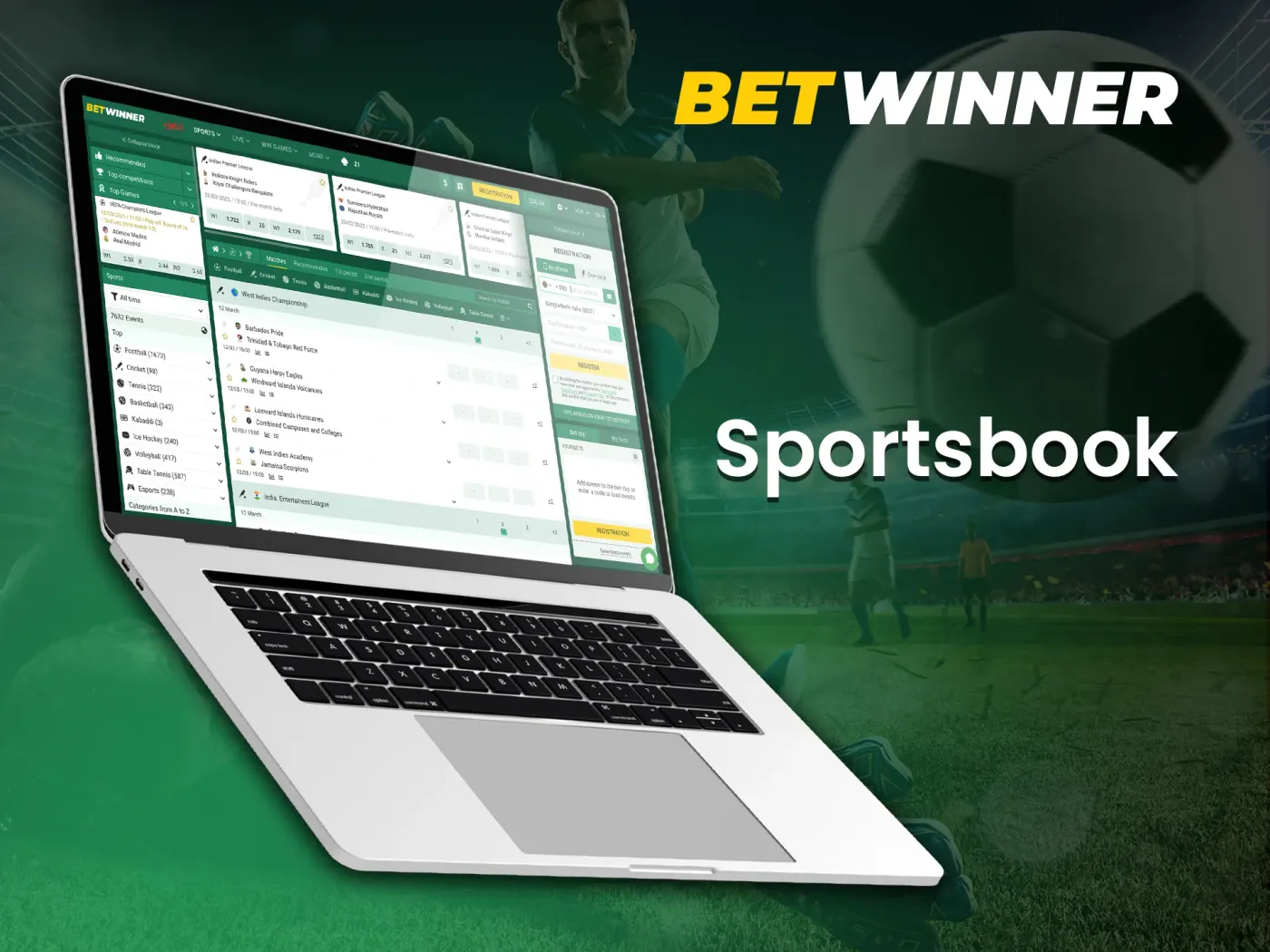 Betwinner sportsbook.