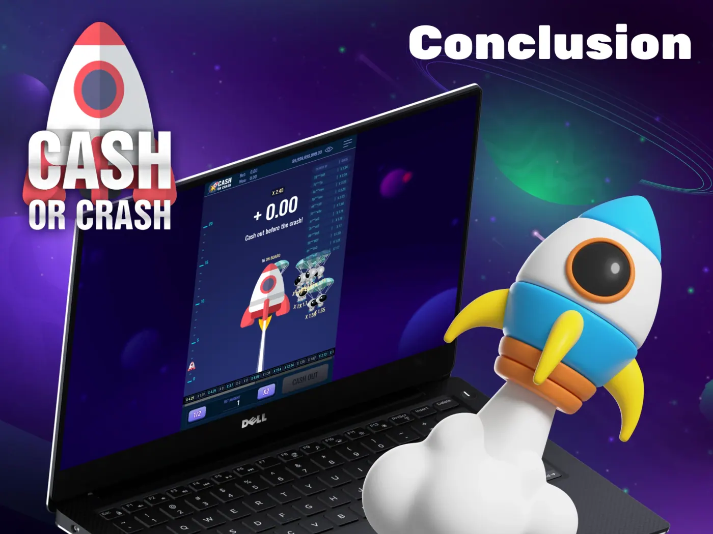Summary of the Cash or Crash game.