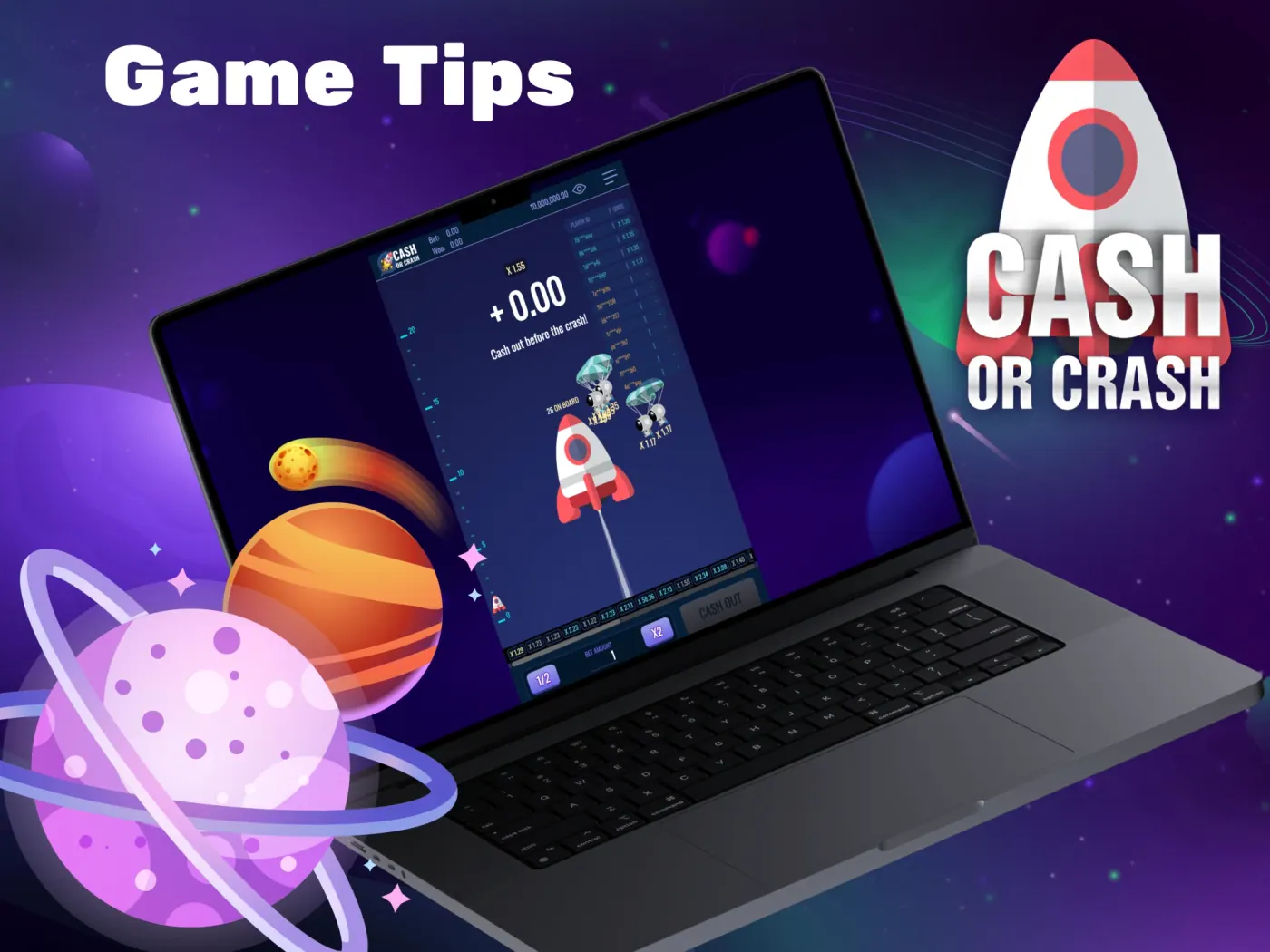 Cash or Crash game tips.