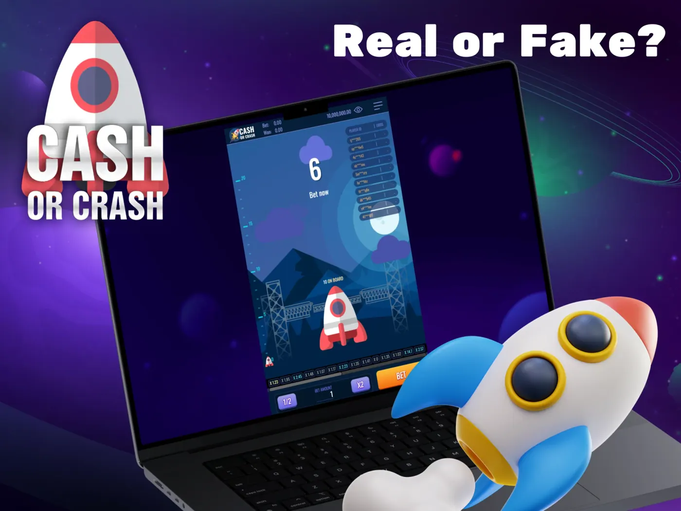 Cash or Crash is a crash game by Funky Games.
