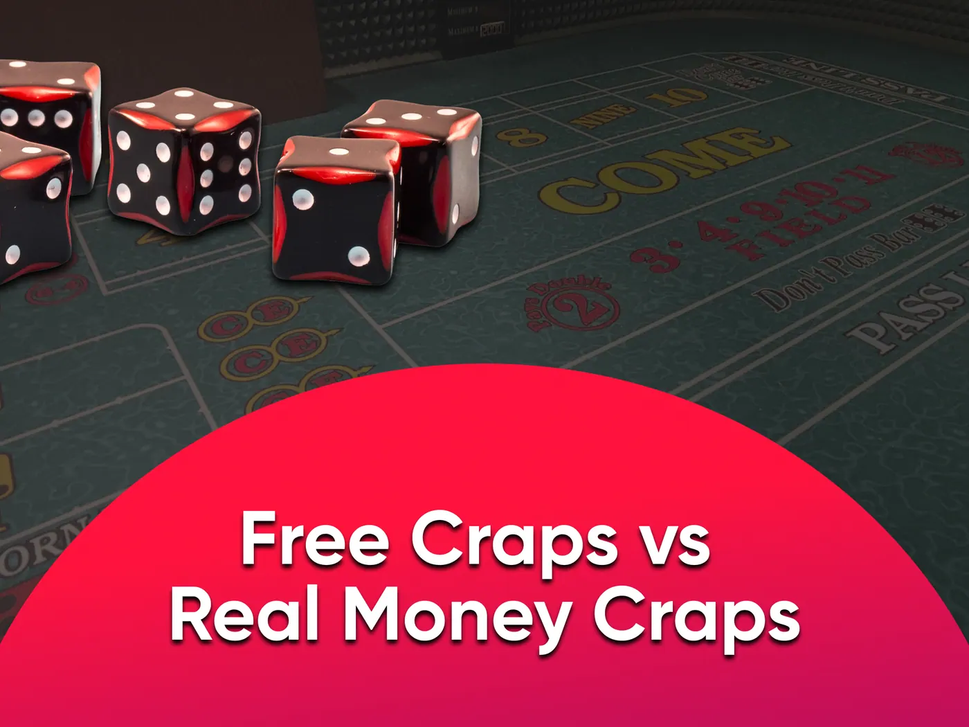 Before playing for money, you can practise Craps in demo mode.