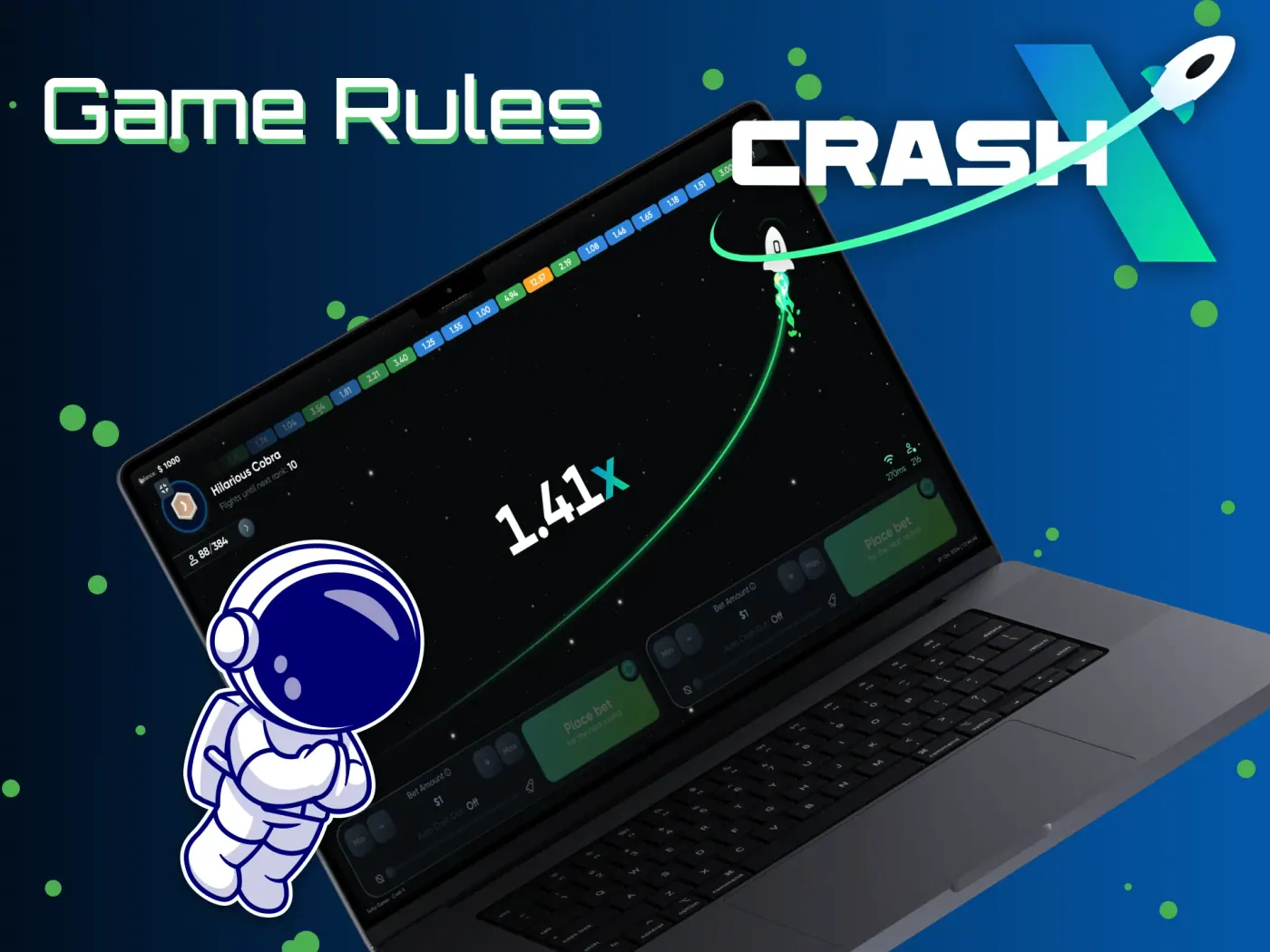 CrashX game rules.