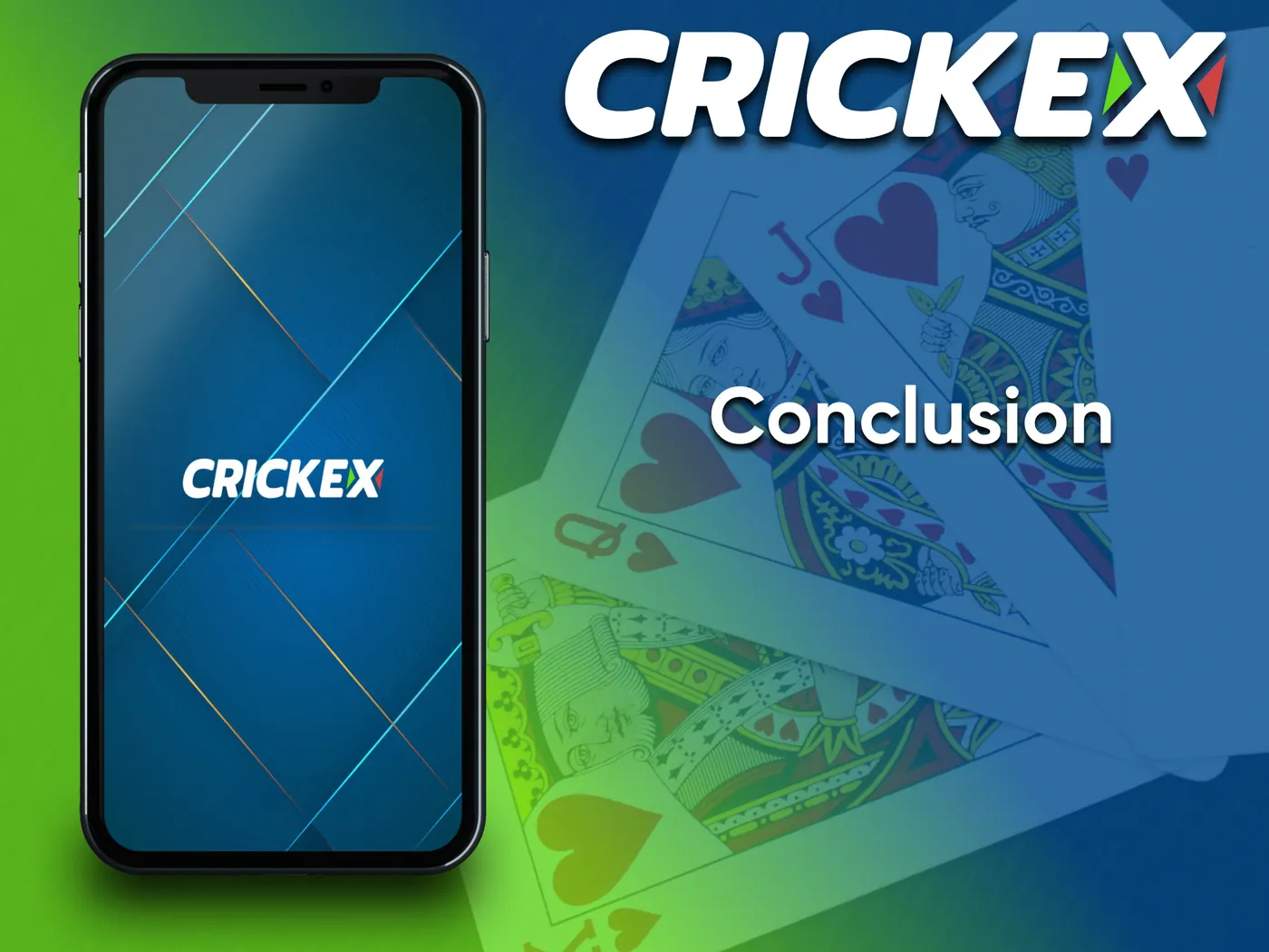 Conclusion on the Crickex casino app.