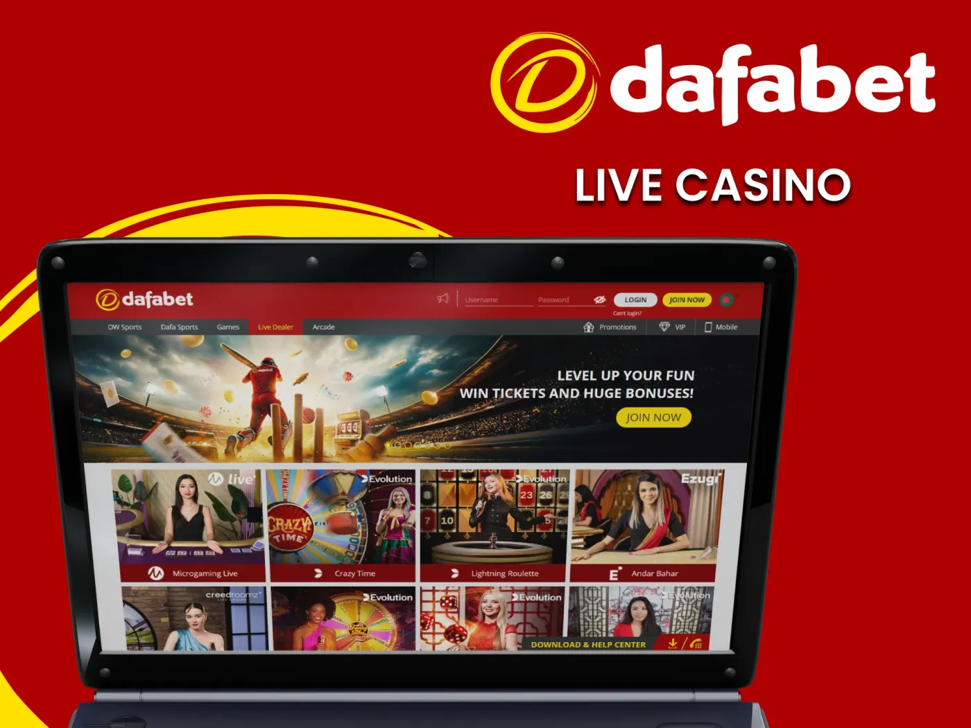 Dafabet live casino games experience real dealers and thrilling action.