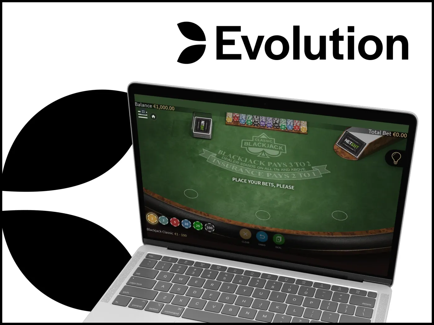 Blackjack from Evolution.