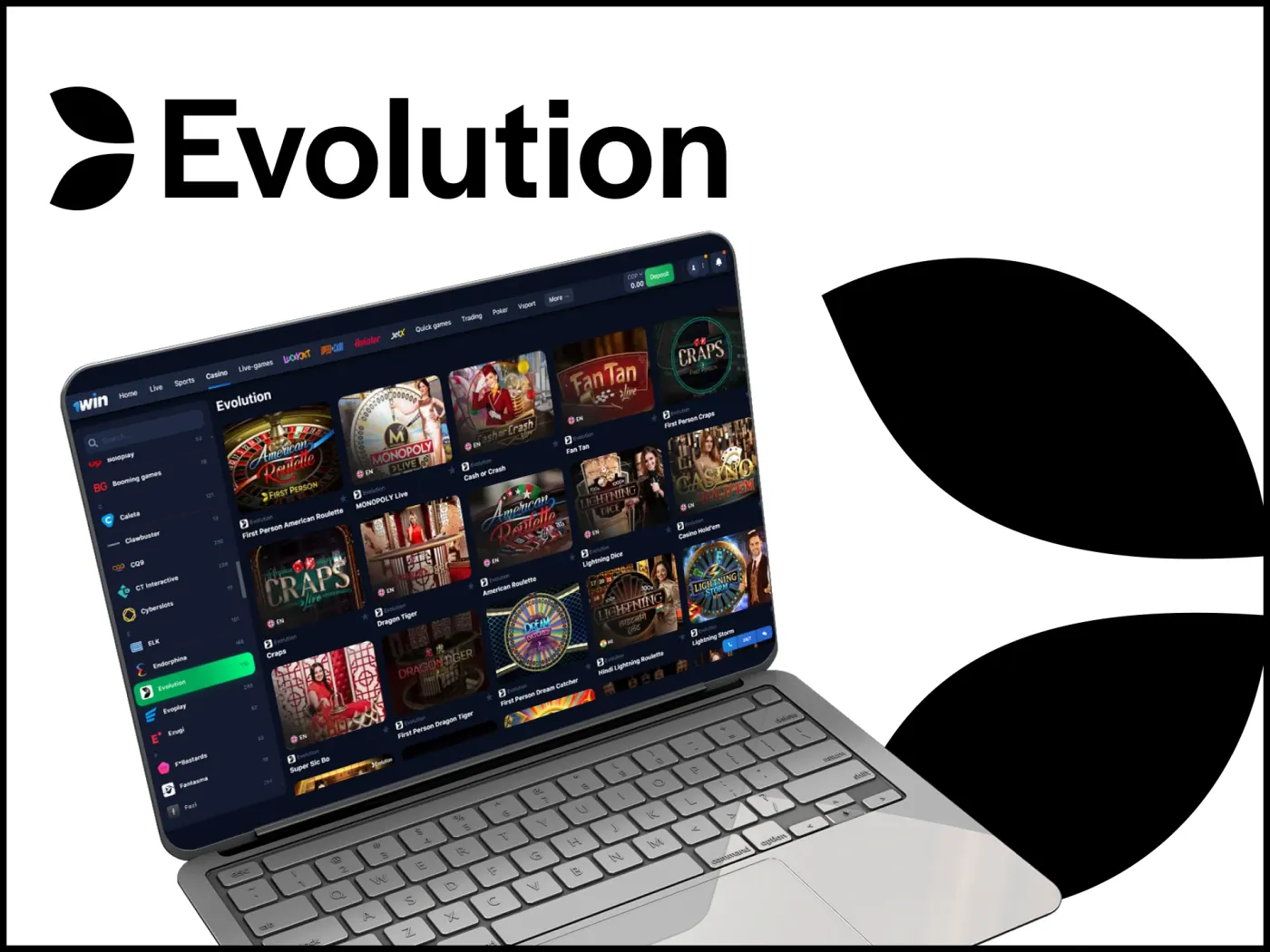 Play board games from Evolution.