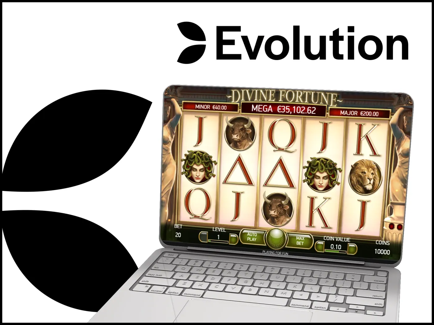 Video slots from Evolution group studios.