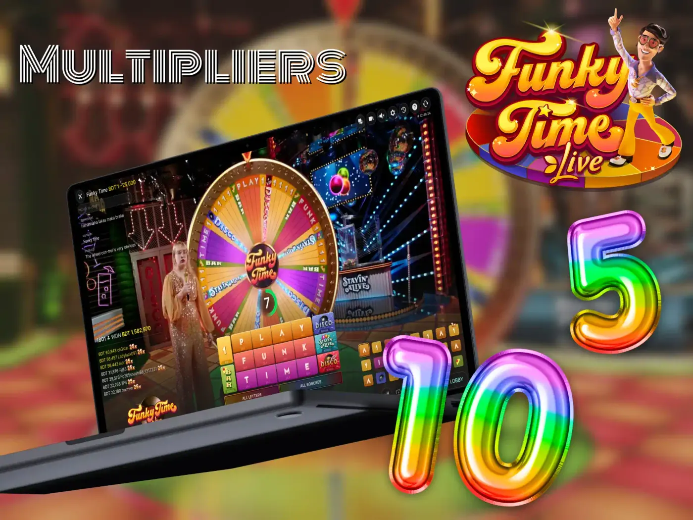 Funky Time multipliers.