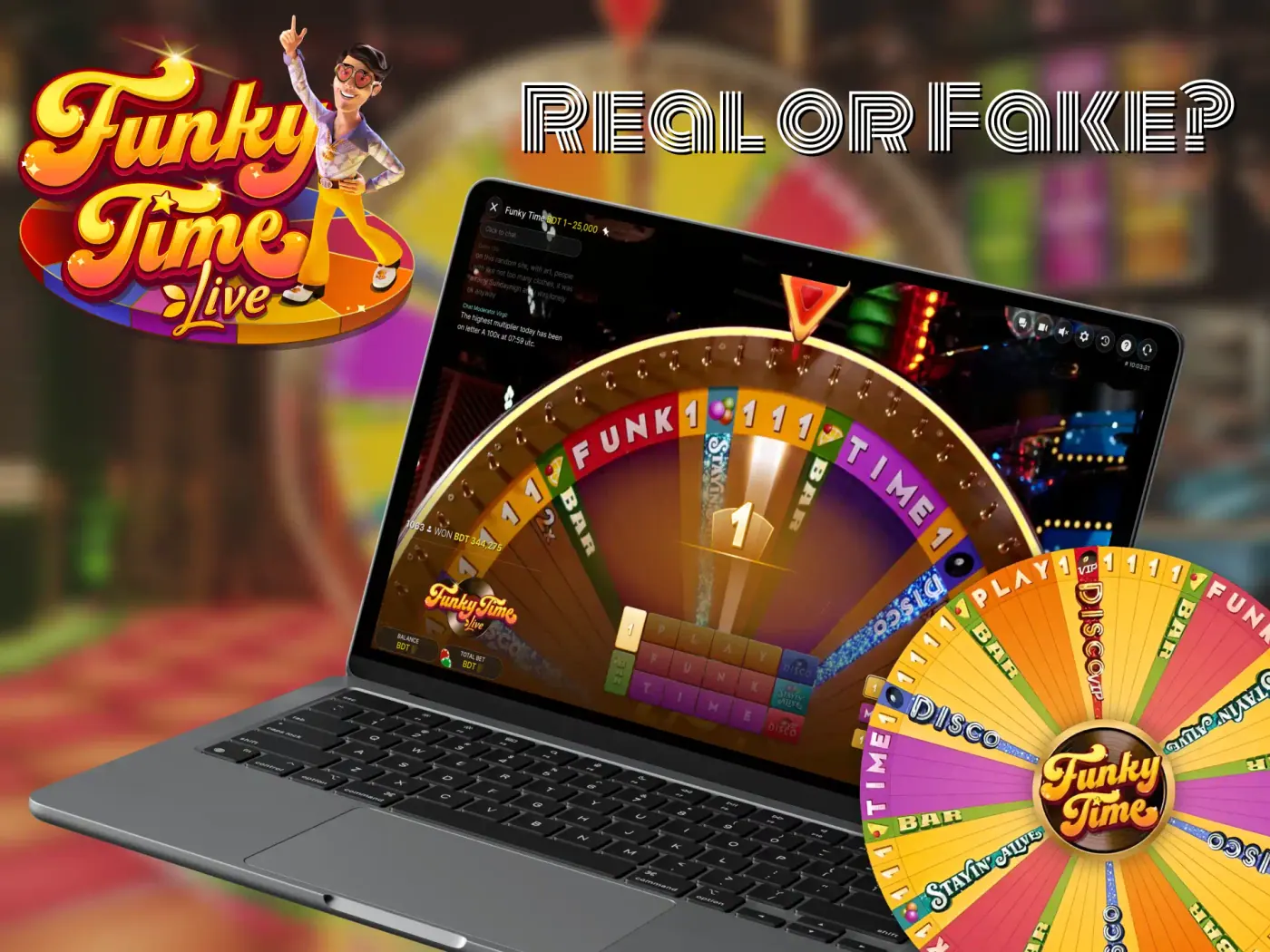 Funky Time is a licensed game from Evolution.