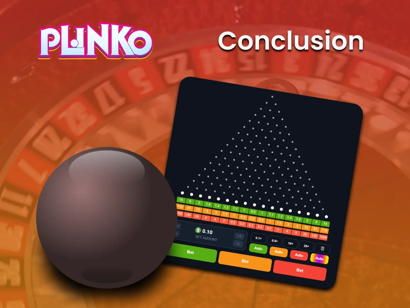 Plinko ball game.