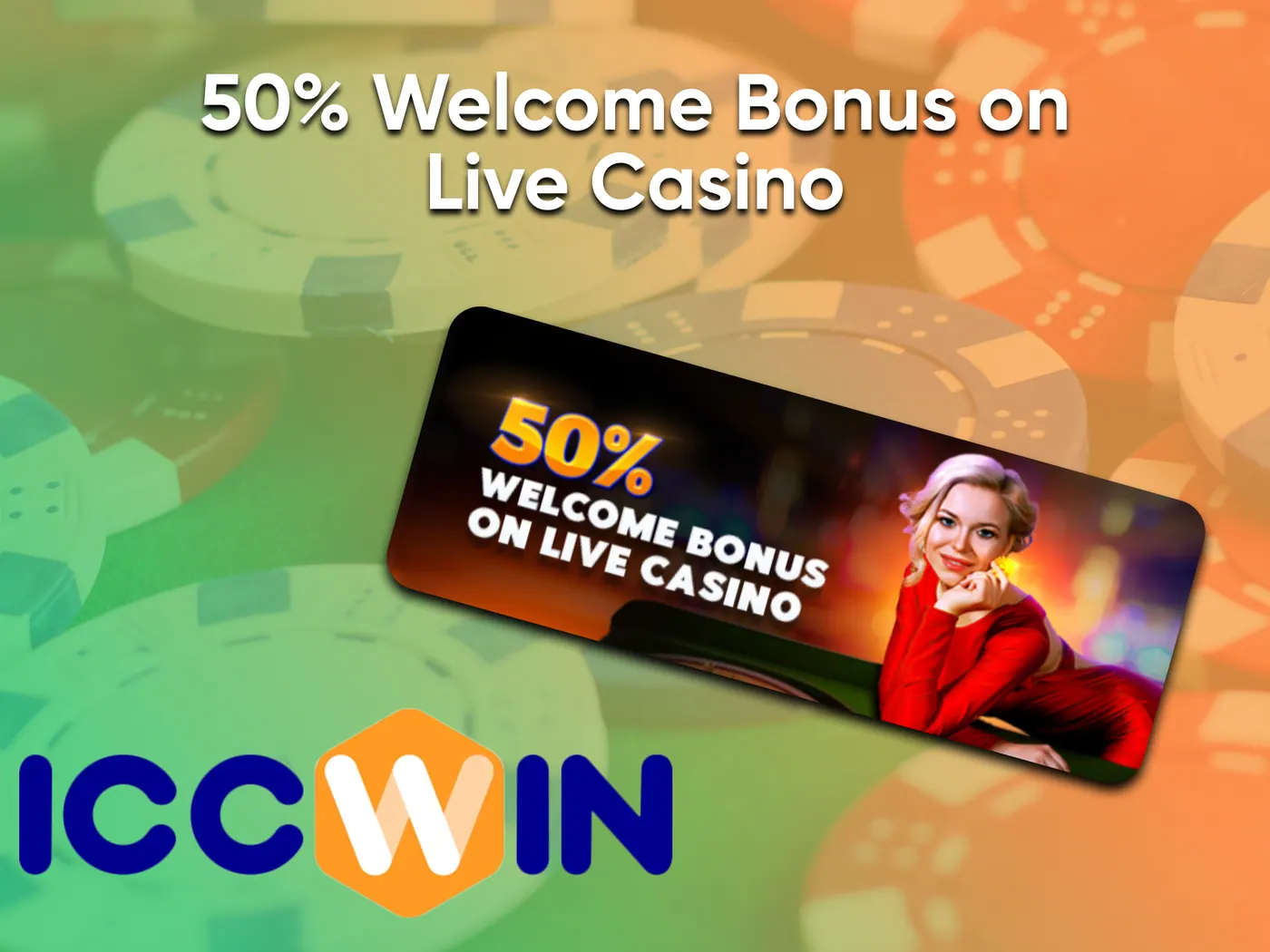 Replenish your account to receive a bonus from ICCWin.