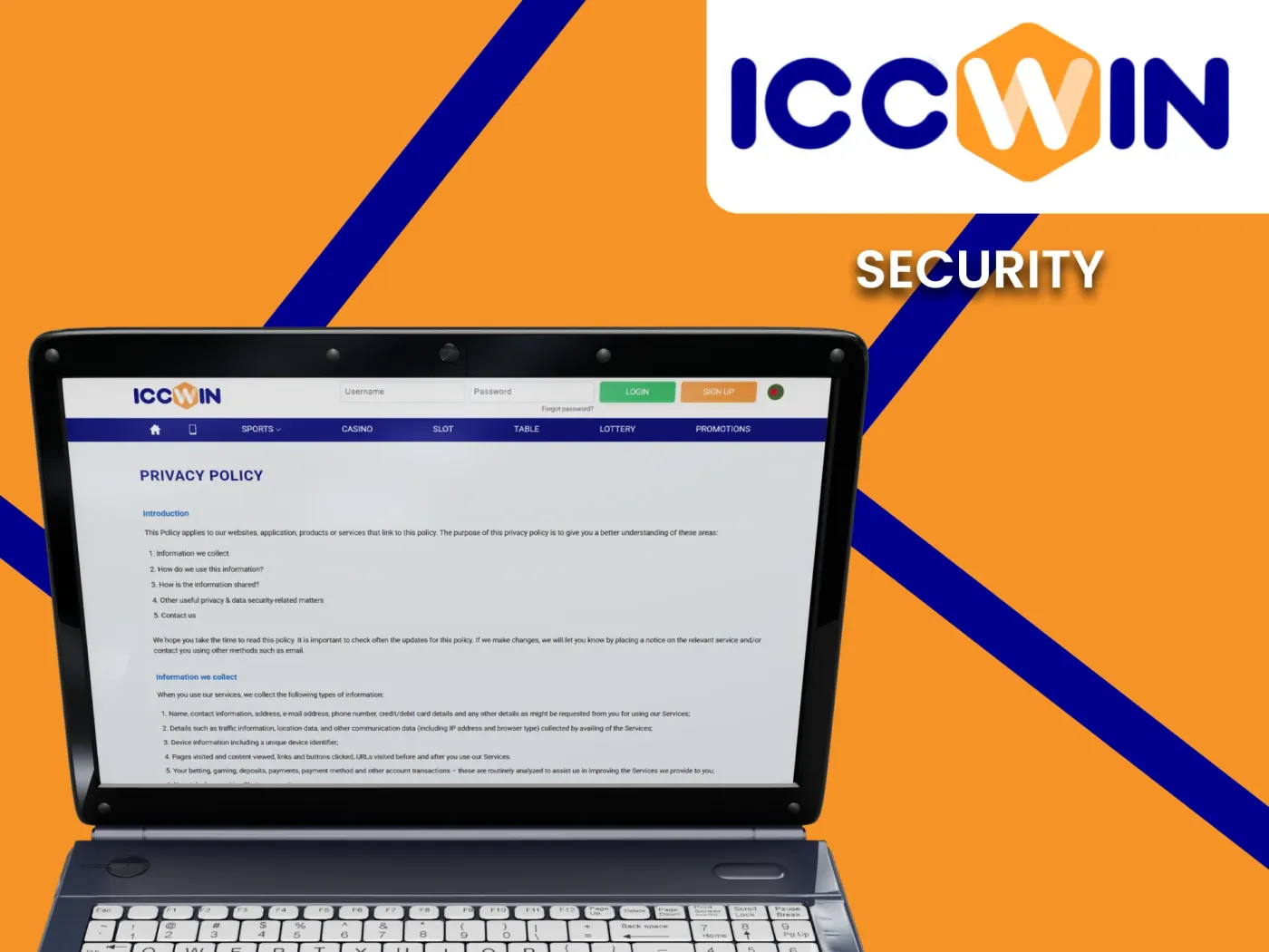 Ensure fair play with ICCWin casino security and fairness measures.