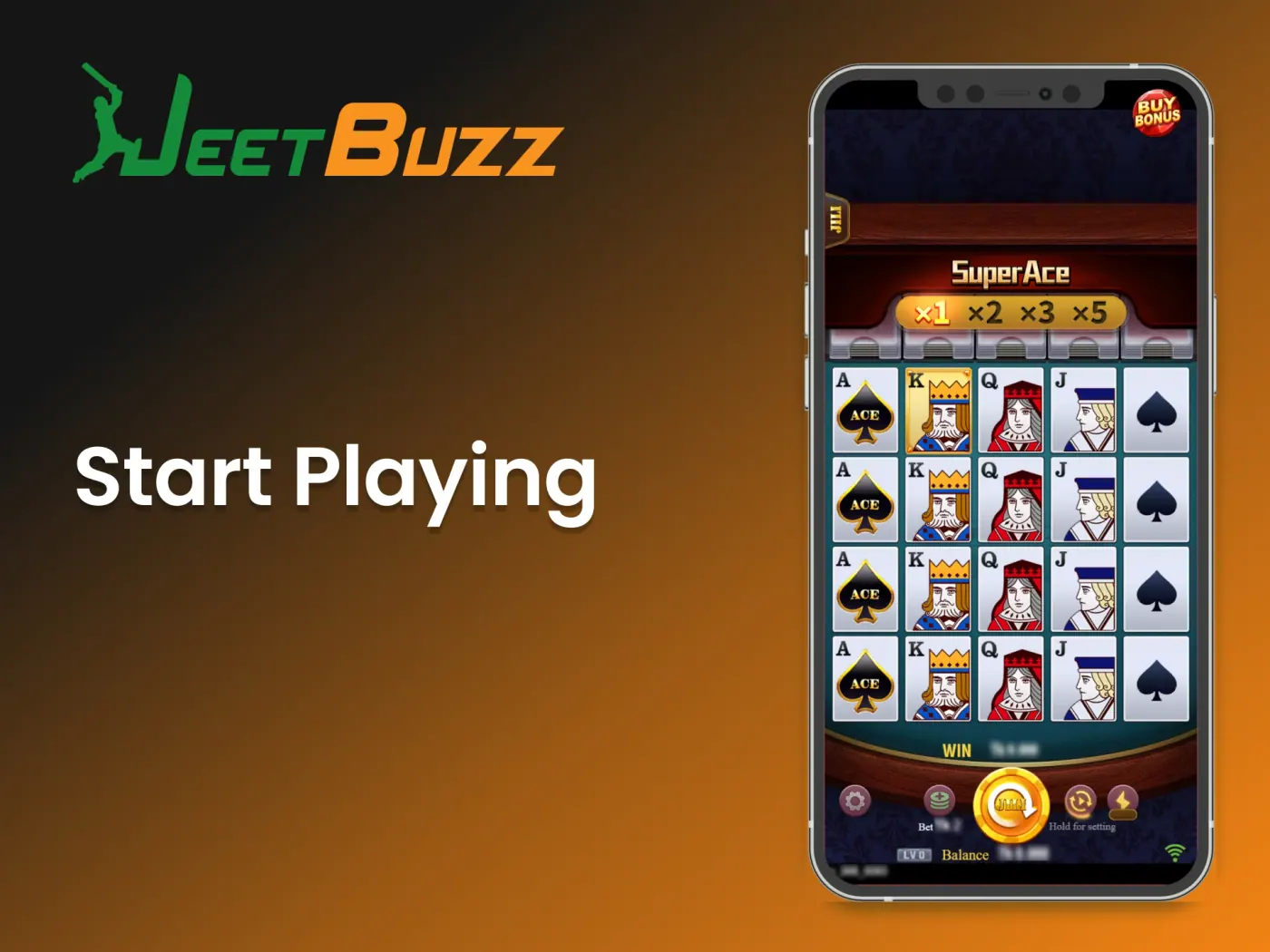 Get straight to the game by using the JeetBuzz iOS application to place your bets.