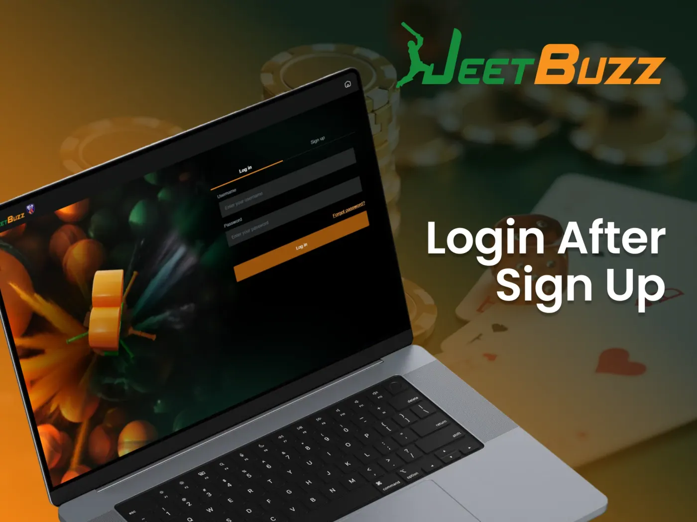 Learn how to login after sign up to access your new JeetBuzz account right away.