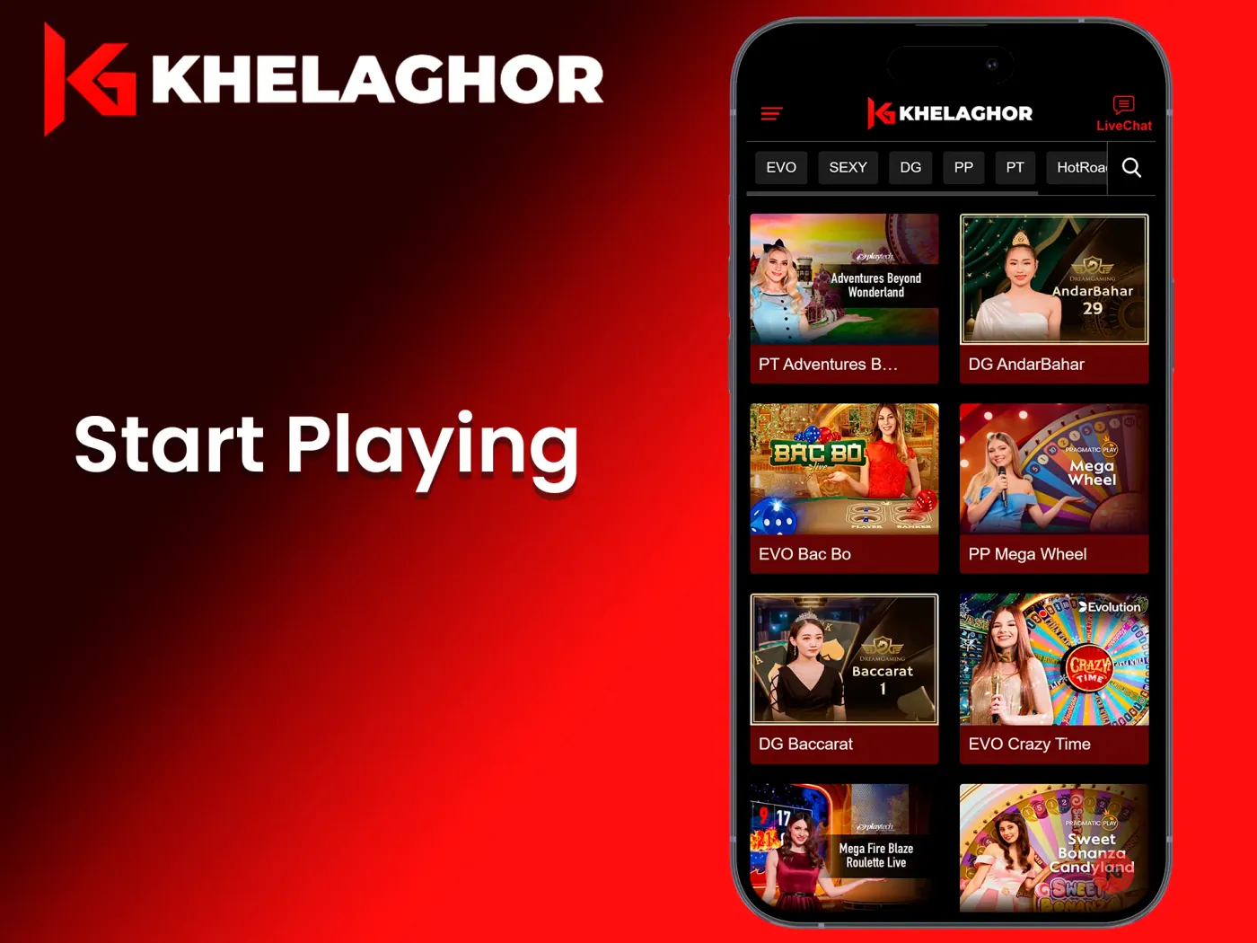 Use the shortcut to access Khelaghor and play your favorite games.
