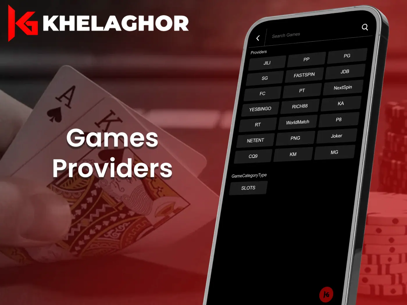 Khelaghor has partnered with the best games providers.