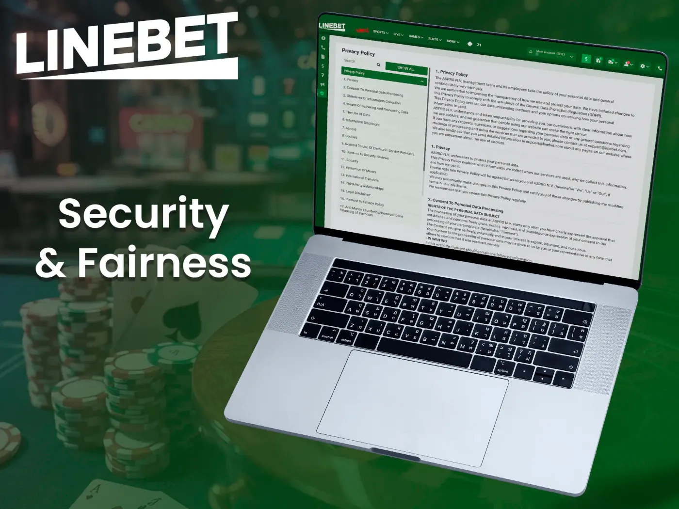 Linebet platform focuses on ensuring fair play.