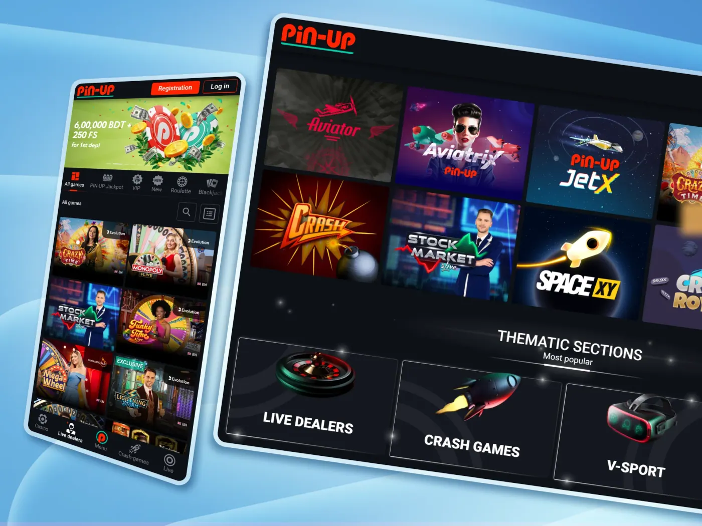 The Pin Up online casino.