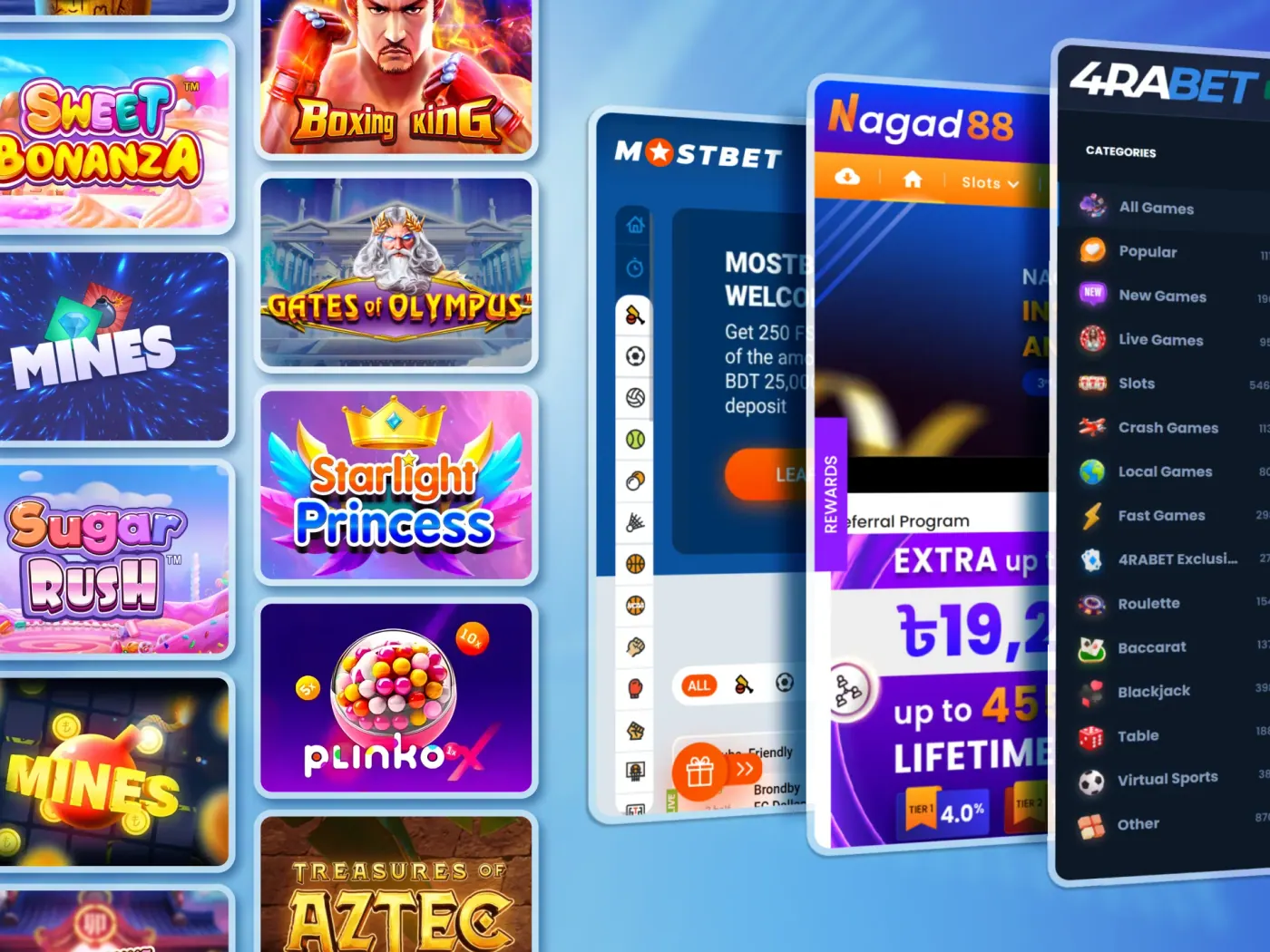 Paid casino games and free demo games compared.