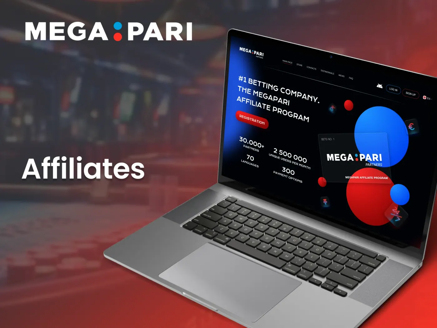Maximize your profits with the Megapari affiliate program.