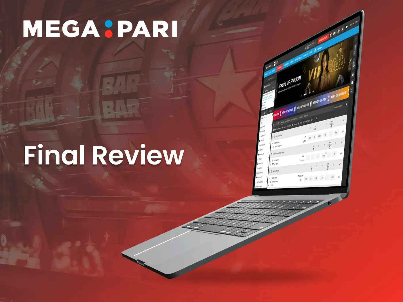 Megapari online casino final review.
