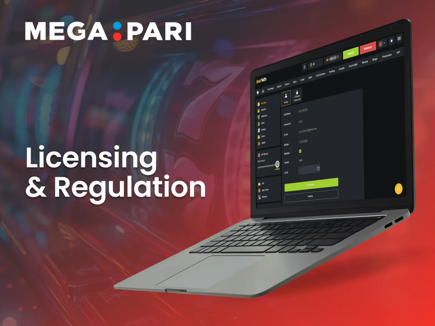 Megapari licensing information.