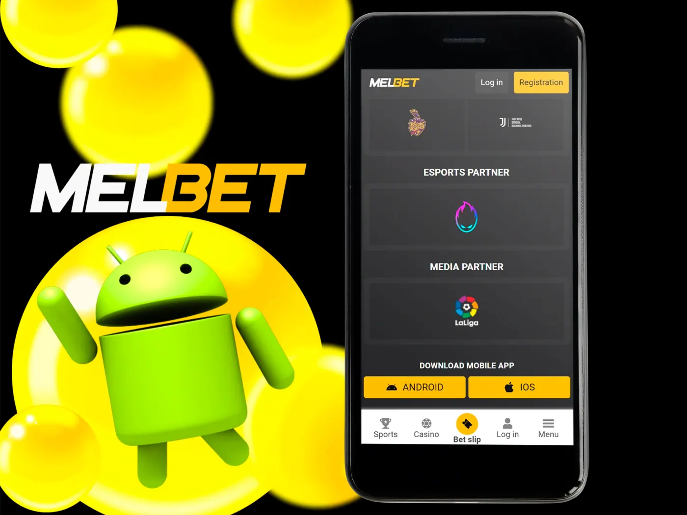 Go to the bottom of the Melbet website.