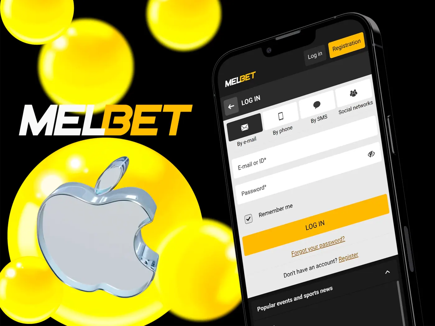 Open Melbet app and log in to start.