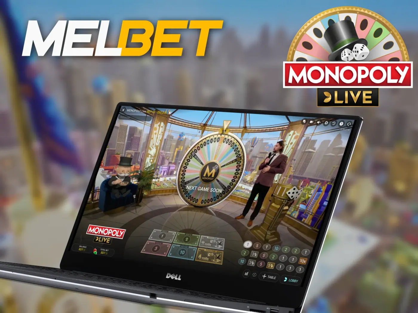 Monopoly Live at Melbet.