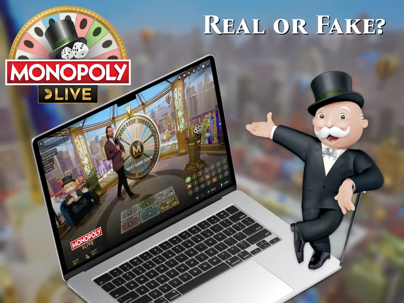 Monopoly Live is a licensed game provided by Evolution.